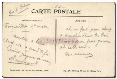 HANNESCAMPS (P.-de-C.) — Interior da Igreja — Guerra 1914-1915 — Verso