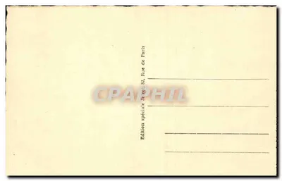Le Touquet-Paris-Plage — Crepúsculo — Edição especial J. Petit, 82, Rue de Paris — Verso