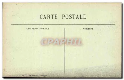 Montreuil-sur-Mer — Muralhas da Cidadela — Imprensa T. Limoges — Verso