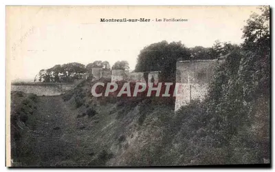 Montreuil-sur-Mer — As Fortificações — M. T., Impressor, Limoges