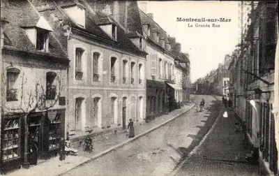 Montreuil-sur-Mer — A Grande Rue — M. T. Imprimeur, Limoges
