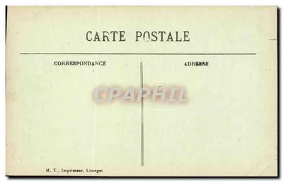 Montreuil-sur-Mer — A Grande Rue — M. T. Imprimeur, Limoges — Verso