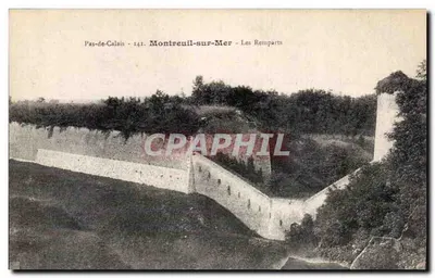 Montreuil-sur-Mer — Os Muros — Impressora M. T., Limoges