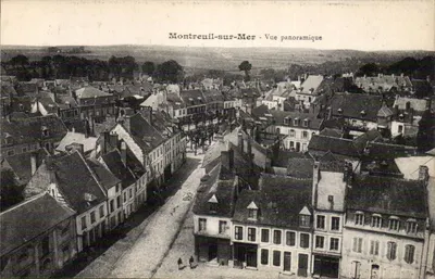 Montreuil-sur-Mer — Vista panorâmica — M. T., Impressor, Limoges