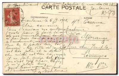 Toulouse — Ogród Muzeum — Wydawnictwo Clémence-Isaure, nr 13 — Rewers