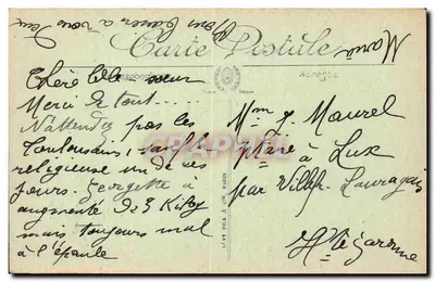 Toulouse — La Estación Malabiau — LL. n°168 — Reverso