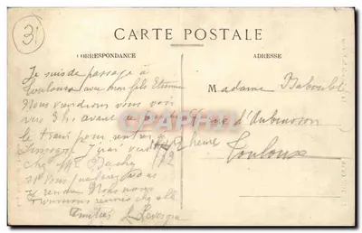 Toulouse — Kathedrale Saint Étienne — Longi-Béchel, Verlag Toulouse — Rückseite
