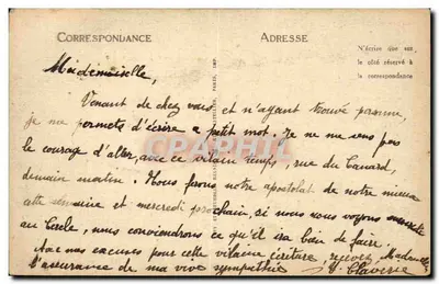 Toulouse — A Igreja N.-D. da Dalbade, a Fachada — Éd. Imp. E. Reunis, Paris — Verso