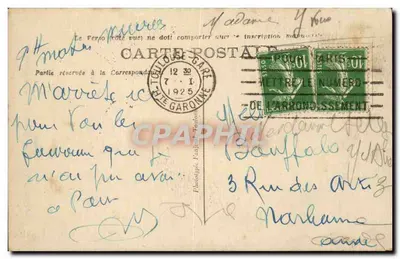 Toulouse - Praça Saint-Etienne - A Fonte — Verso