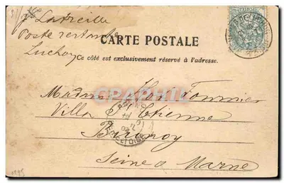 Saint-Béat — Widok ogólny — Zbiór SARTHE w Luchon, Złożone. — Rewers