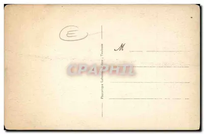 St-Béat - Beeld van generaal Gallieni - Oever van de Garonne — Haute-Garonne, uitgever LF Toulouse, n° 635 — Achterkant