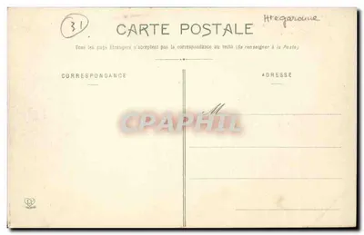 St-Béat - Algemene uitzicht - Rechter oever — De Pyreneeën (1e serie) — Fototypie Lacouche Frères, Toulouse — Achterkant