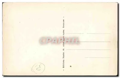 Pibrac — Katedra parafialna — Wydawca Narbo, 61, aleja Saint-Arne, Fouilhouze — Rewers