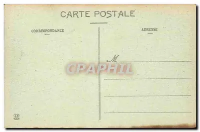 Bassin de St-Ferréol i spadek w parku — La Montagne Noire — Portutype Labourde Frères, Toulouse — Rewers