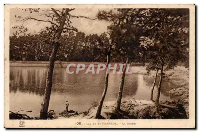 Lago de St Ferréol — A Digue — Edições Pirineus Cévennes