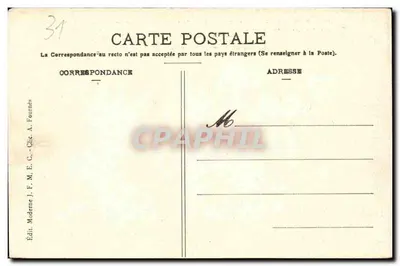 Bassin et Digue de SAINT-FERRÉOL — Captation des eaux alimentant le Canal du Midi — Rewers