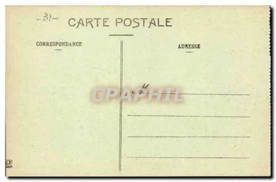 Luchon — Widok z Superbagnères na szczyty Lys — Hotele tymczasowe — Rewers