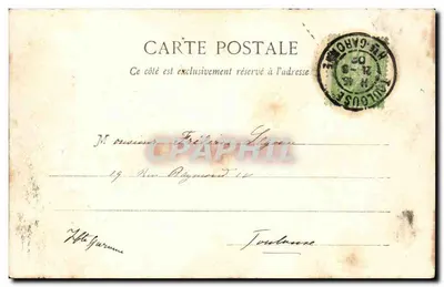Toulouse - Cristo bizantino em Saint-Sernin (Relatório das Cruzadas) — G.3. — Editor A. T. — Verso