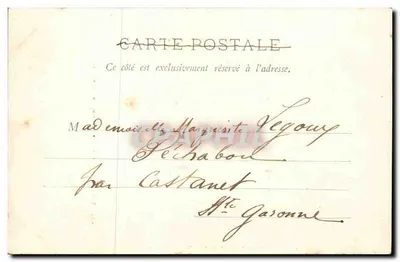 Toulouse - Cour do Hotel de La Borde - Hotel Laborde, Imp. Bill, Toulouse - n°23 — Verso