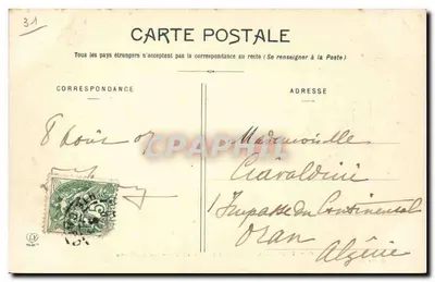 Toulouse — Ponte São Pedro e Domo da Grave — Fototipia Lagrue & Fils Toulouse — Verso