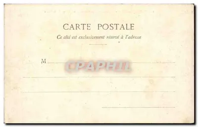 Toulouse - Vista geral sobre a Garonne e Faub. St-Cyprien — editor A. Pradoni, n°1 — Verso