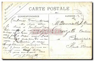 Toulouse — Wieża i plac Kapituły — L. S. J. n° 7. — Rewers