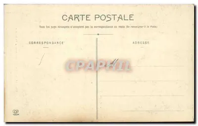 Toulouse - Cristo bizantino em St-Sernin — Relacionado às Cruzadas — Antiga tipografia Labouche Frères Toulouse — Verso