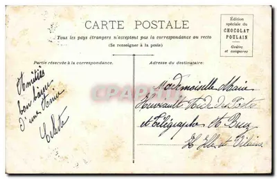 Toulouse — Basilica di San Sernin e Collegiata — Edizione speciale del Cioccolato Poulain — Verso