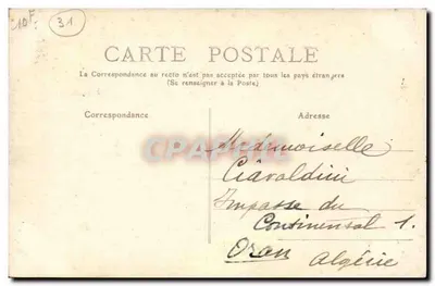 Toulouse - Muzeum, ulica Alsace-Lorraine — wydawca: 24 — Rewers
