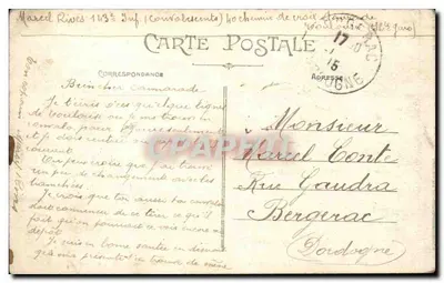 Toulouse — O Capitólio e o Donjon — Vista tirada da Rue Alsace-Lorraine — Verso