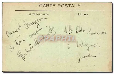 Toulouse - Avenida do Jardim das Plantas — L.M. n°86 — Verso