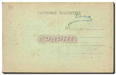Toulouse — Rue Alsace-Lorraine — Stampa illustrata — Verso
