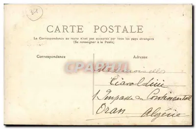 Toulouse — Catedral de São Etienne — editor desconhecido, n° 47 — Verso