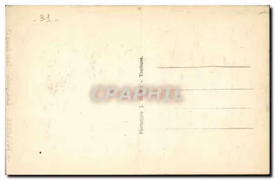 Toulouse — O Capitólio — Pátio de Henrique IV — Fototipia J. Béna — Verso