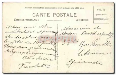 Toulouse - Avenue Jean-Jaurès — vista della Comédie — L. M. — Verso