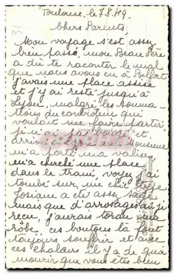 Piscina di Belfort — vista panoramica — Editore Elfe, n°31 — Verso