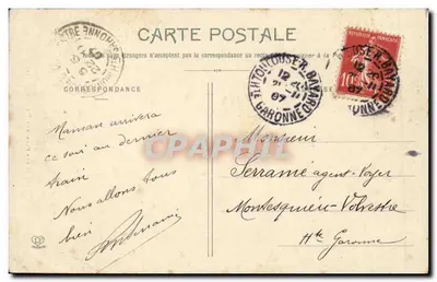 Toulouse - Jardín de las Plantas - La Garonne y el Ariège — Fototipia Labouche Frères, Toulouse — Reverso
