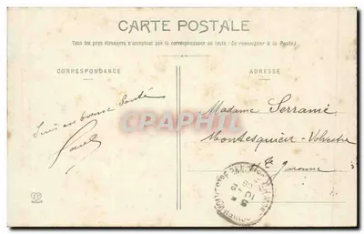 Toulouse - Komurowa pamiątkowa z 1834 — Phototypie Lardouche Frères, Toulouse — Rewers