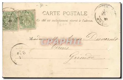 Toulouse - Toren van het Lyceum en de Jacobijnen — N. R. Lahouche (Uitgever) — Achterkant