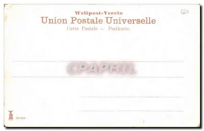 O Mar Morto — O Deserto do Mar Morto — editor Weltpost-Verein, n° 20 353 — Verso