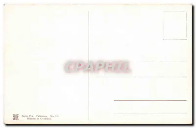 A vales de Josapha — vista da vales de Josaphat com túmulos e monumentos — editor A&C, série 774, Palastina, n° 57 — Verso