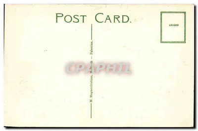 Rzeka JORDAN — Palestyna — wydawca Meguerditchian, Nablus — Rewers