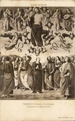 A Ascensão de Jesus Cristo — Museu de Lyon — Vannucci (Pietro) dito o Pérugin
