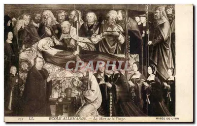 A Morte da Virgem — Escola Alemã — Museu de Lyon