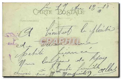 LYON — Rue Lafayette - La Place des Cordeliers et le Côteau de Fourvière — uitgever Carlier, ingeleverd — Achterkant