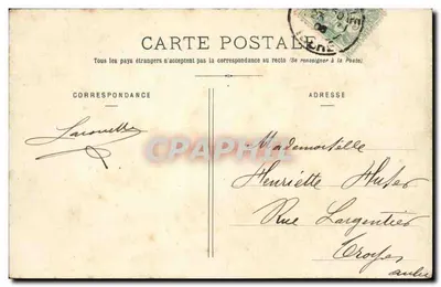 Grenoble — Terrasse du Jardin de Ville i Bastilla — Chirala, V. - Collection L. P. Cremazie — Rewers