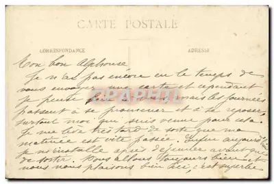 Grenoble — Algemene uitzicht en de Alpenketen — G. Baffort, Grenoble — Achterkant