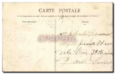 Vizille - Castillo Lesdiguières y su Parque — Dauphiné, editor Clotilde A. V. Colección L. P. Grenoble, n° 360 — Reverso
