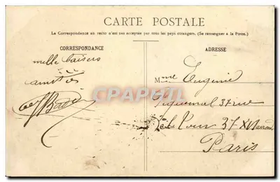 Vizille - Zamek Króla i Brama Konnetabla — Wydawca A. V. Zbiór J. P. Grenoble, n°627 — Rewers