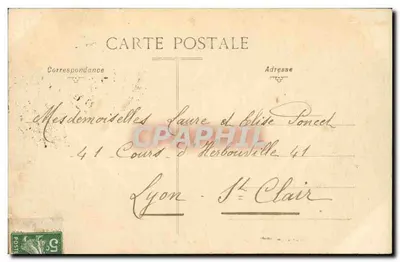 Roanne — Cours de la République — wydawca KD, n°4 — Rewers